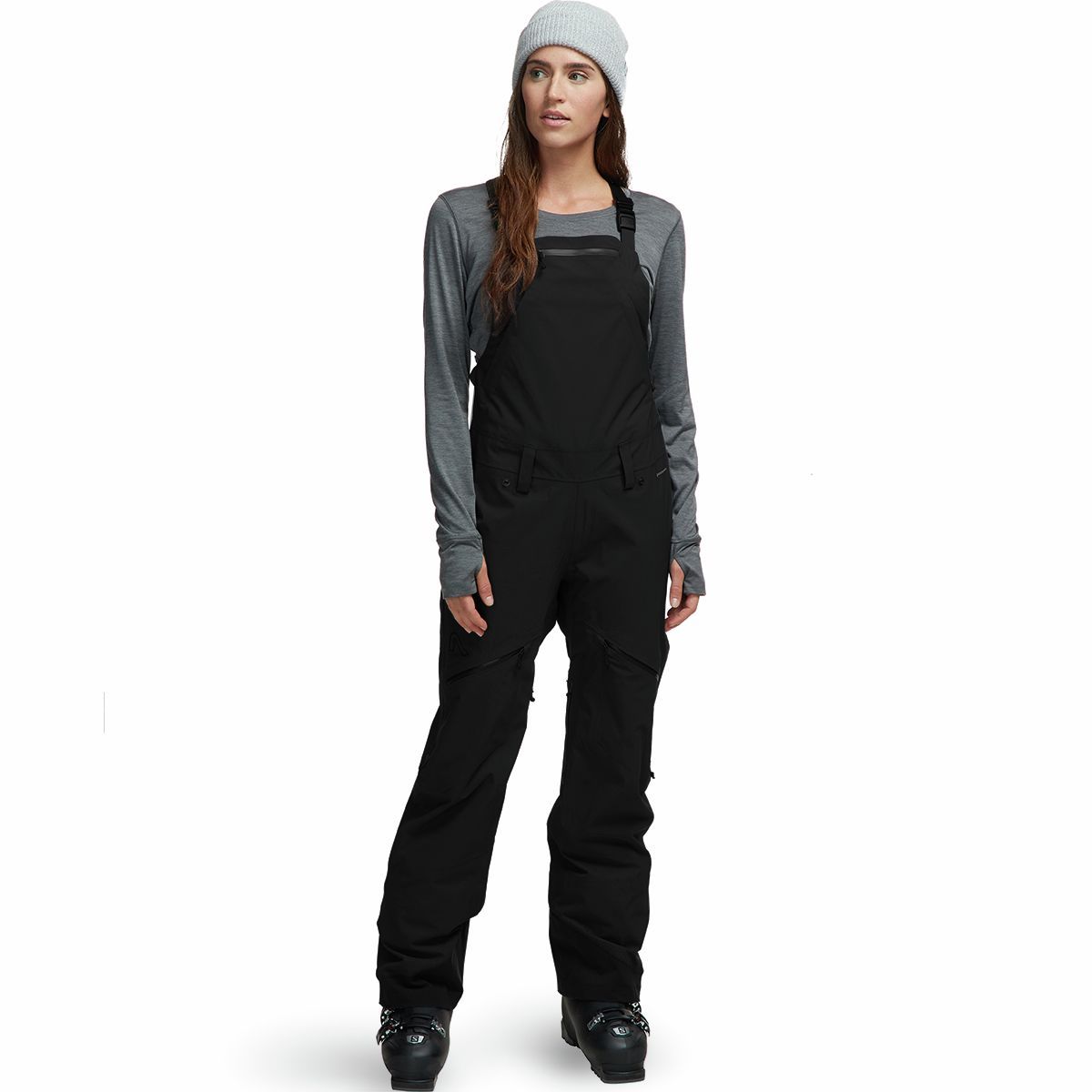 Flylow Foxy Bib Pant - Women's Black/Black, S/Reg