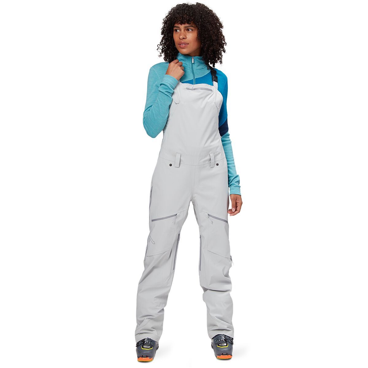 Flylow Foxy Bib Pant - Women's Dove, XS/Reg