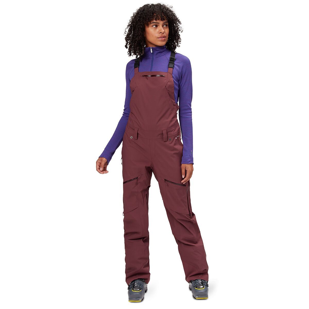 Flylow Foxy Bib Pant - Women's Elderberry, XL/Reg