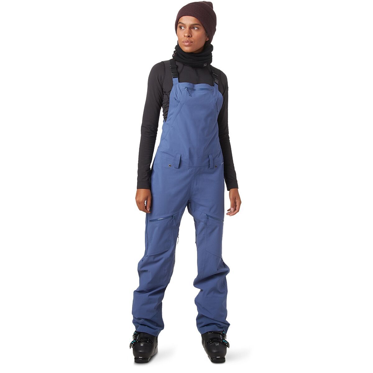 Flylow Foxy Bib Pant - Women's Sapphire, L/Reg