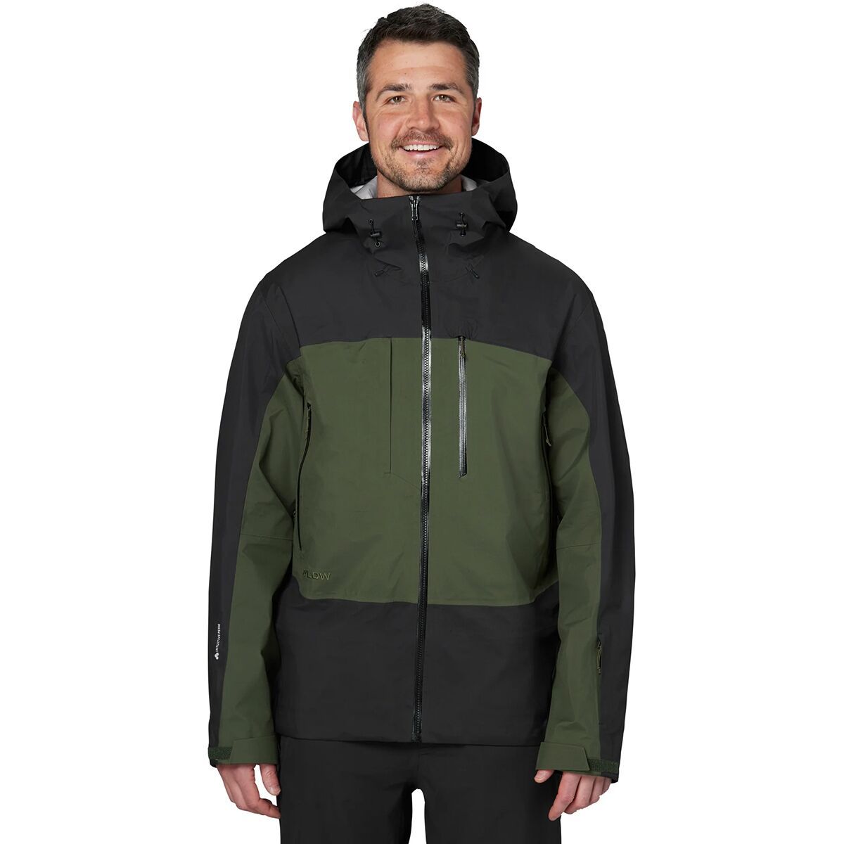 Flylow Lab Coat - Men's Black/Pine, XL