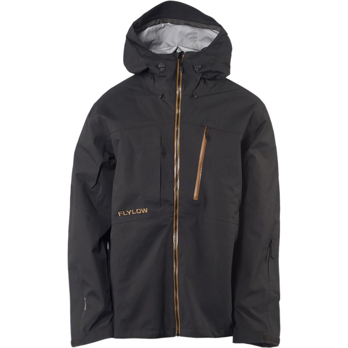 Flylow Quantum Pro Jacket - Men's Black/Brown, XL