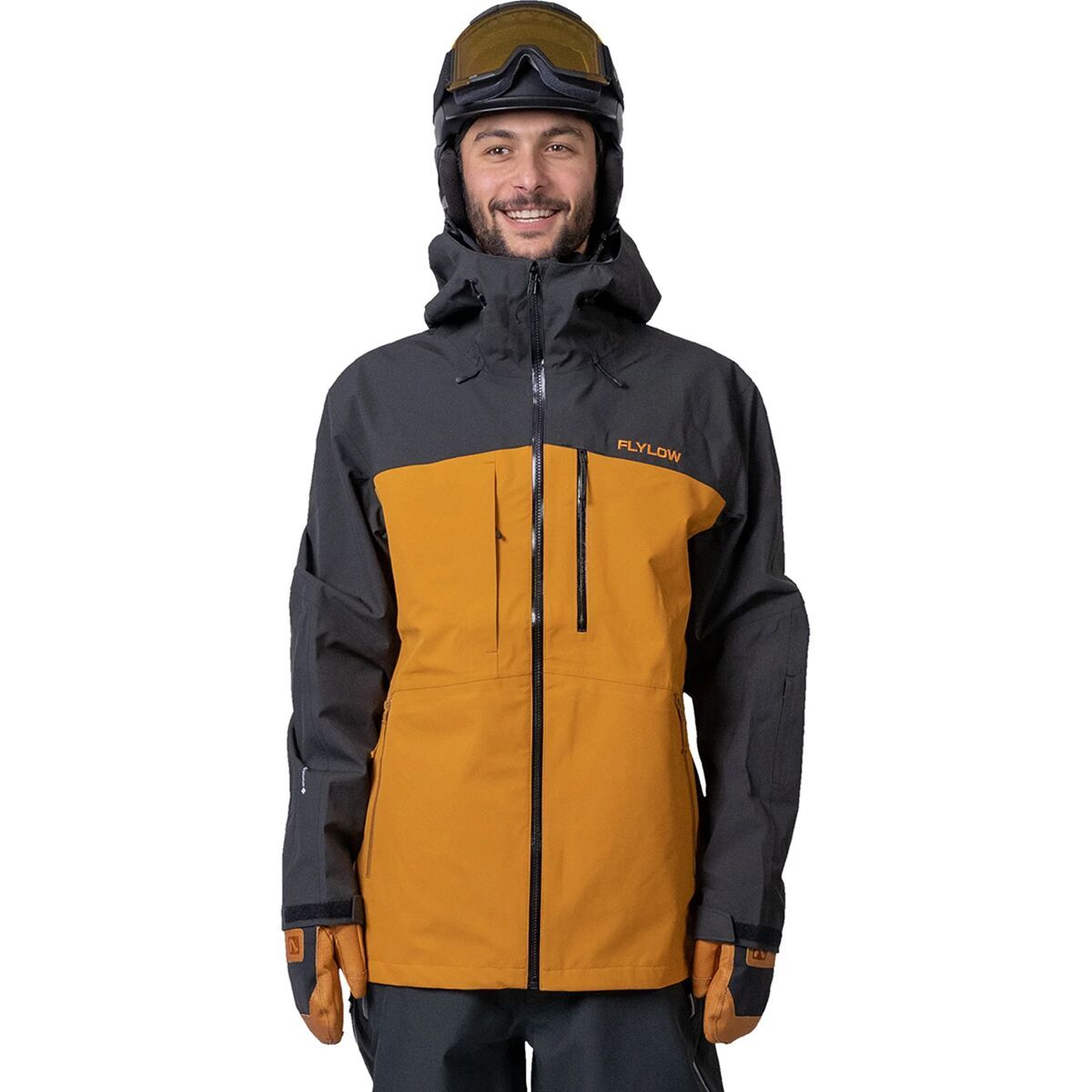 Flylow Quantum Pro Jacket - Men's Black/Jupiter, XL