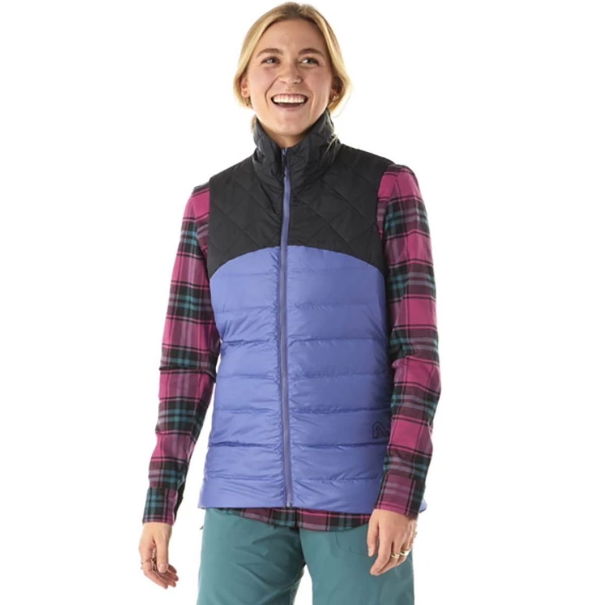 Flylow Laurel Vest - Women's Black/Lupine, S