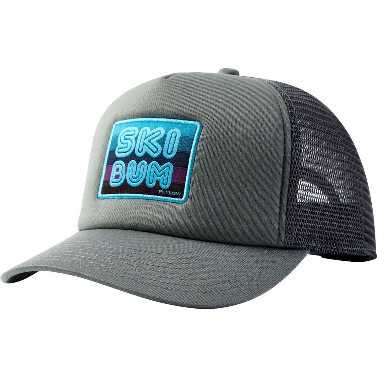 Flylow Ski Bum Trucker Hat - Men's Shadow, One Size