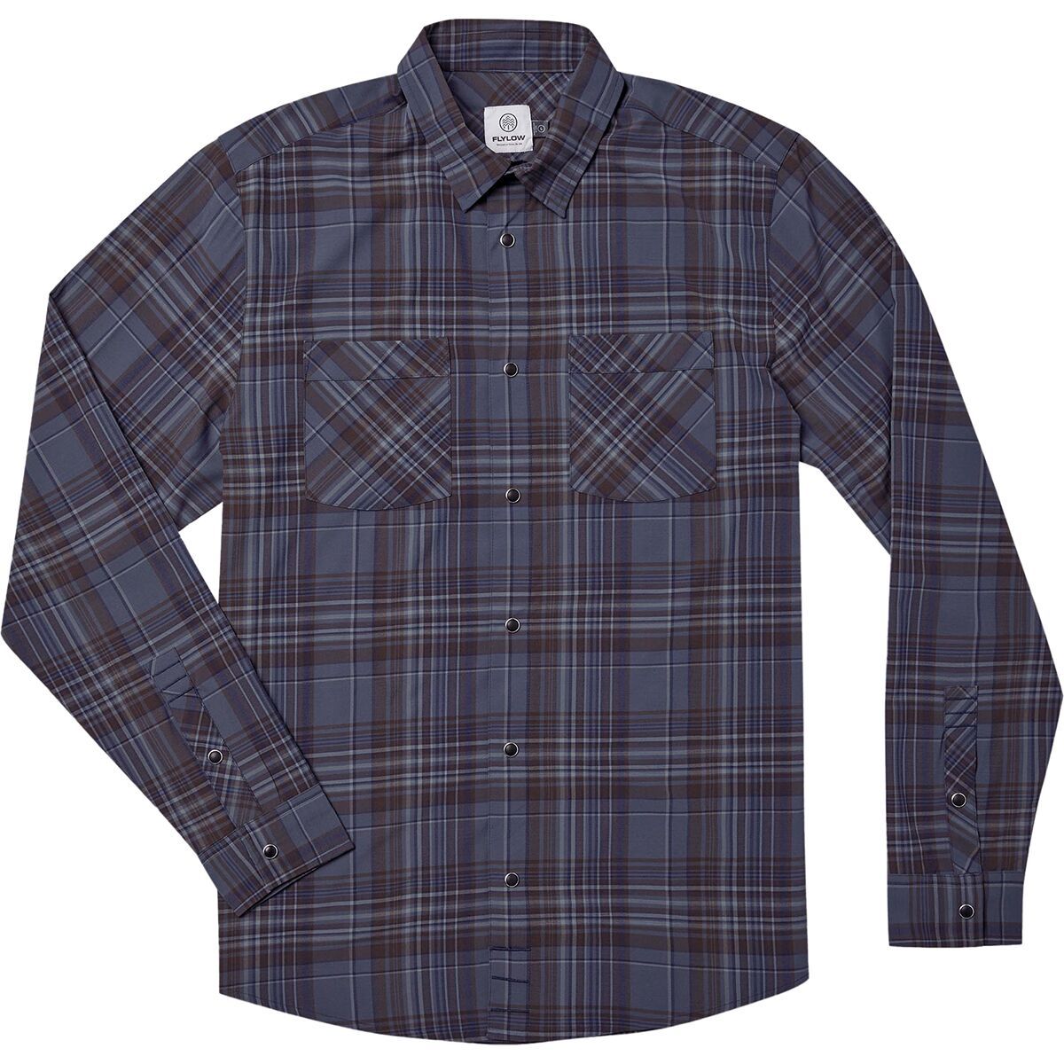 Flylow Royal Long-Sleeve Shirt - Men's Dusk Plaid, M