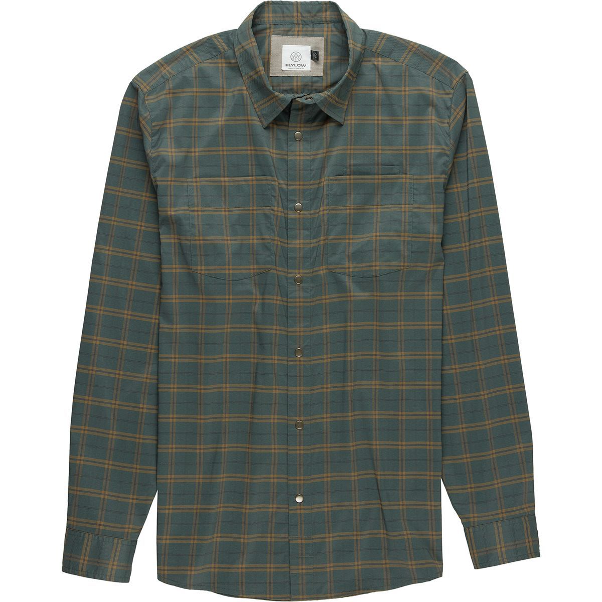 Flylow Royal Long-Sleeve Shirt - Men's Herb/Maize/Coal Plaid, XL