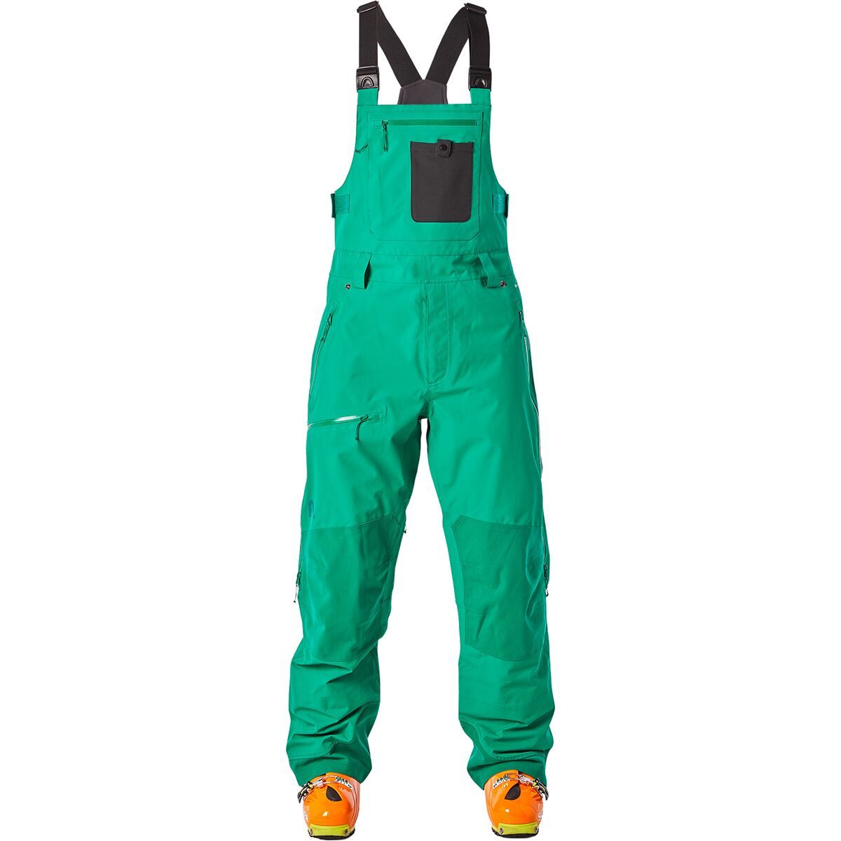 Flylow Baker Bib Pant - Men's Mallard, XS/Reg