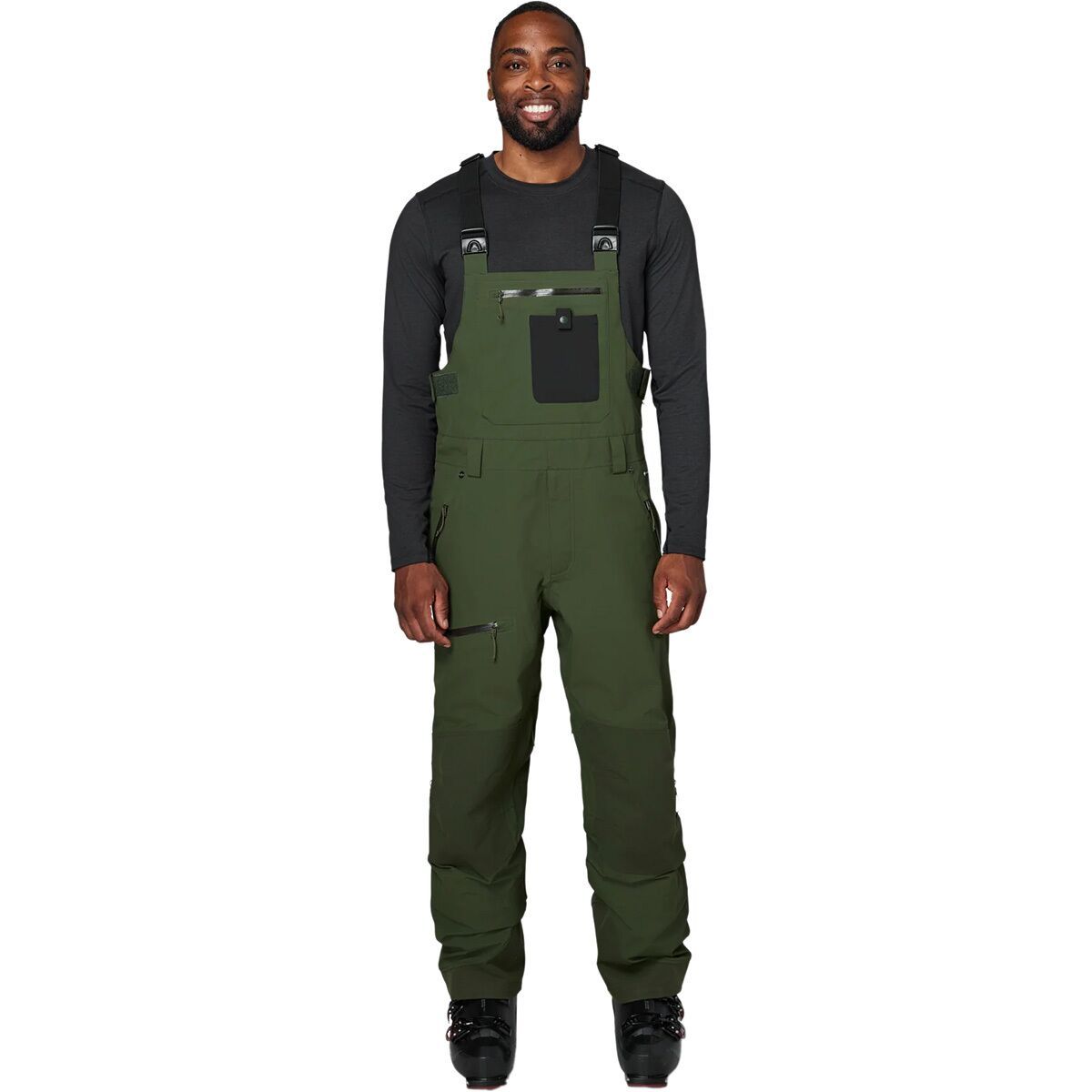 Flylow Baker Bib Pant - Men's Pine, L/Reg