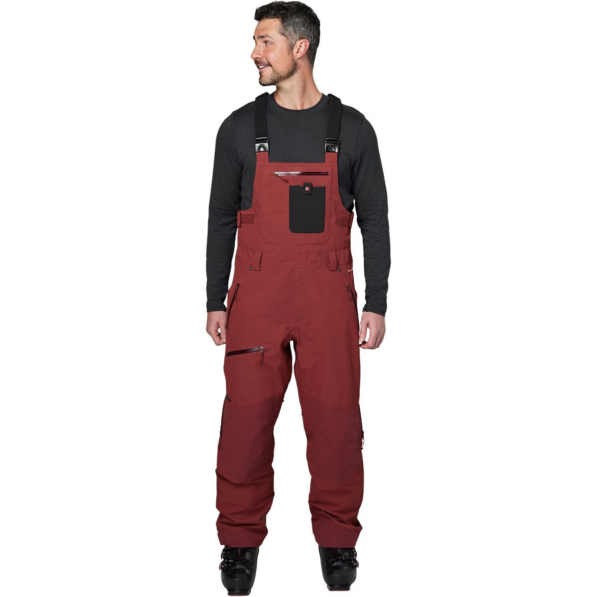 Flylow Baker Bib Pant - Men's Redwood, XS/Reg