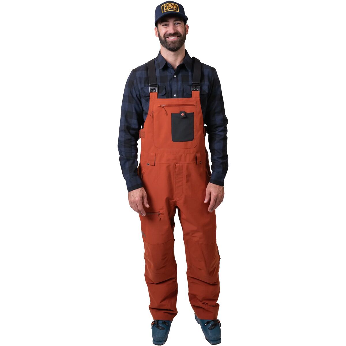 Flylow Baker Bib Pant - Men's Rustic, S/Reg