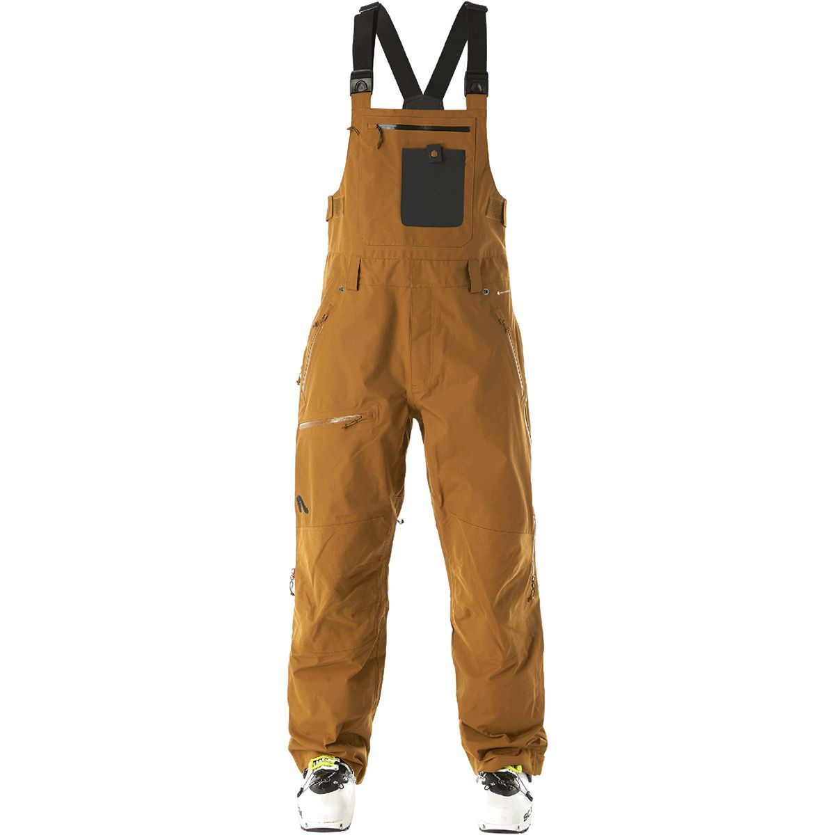 Flylow Baker Bib Pant - Men's Rye, M/Short