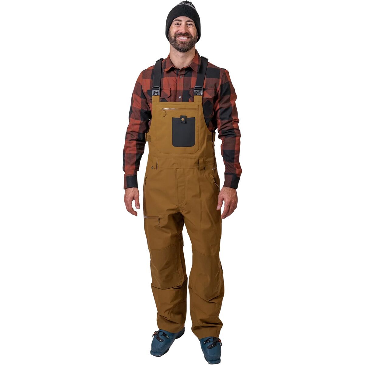 Flylow Baker Bib Pant - Men's Rye2, XS/Reg