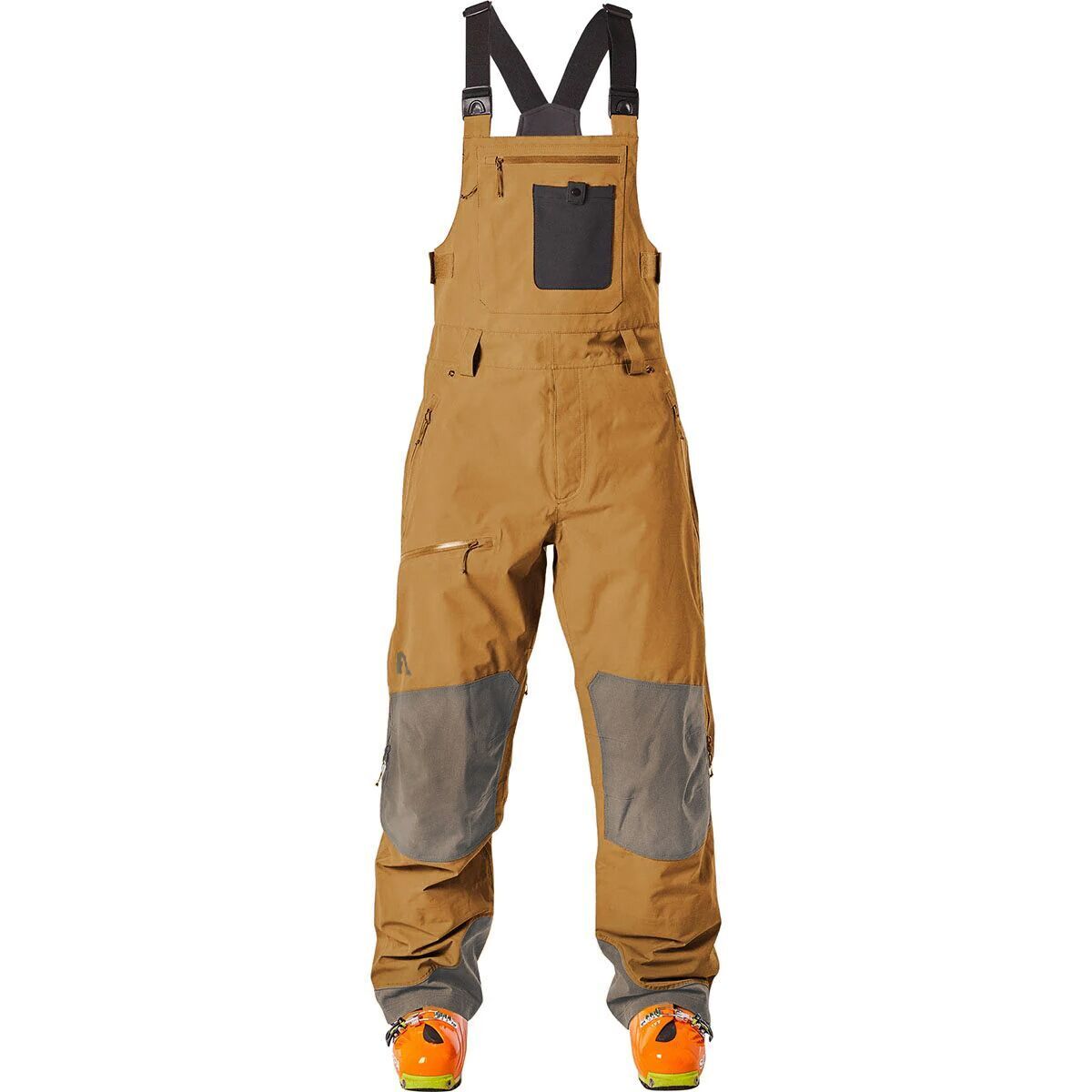 Flylow Baker Bib Pant - Men's Rye/Mercury, M/Reg
