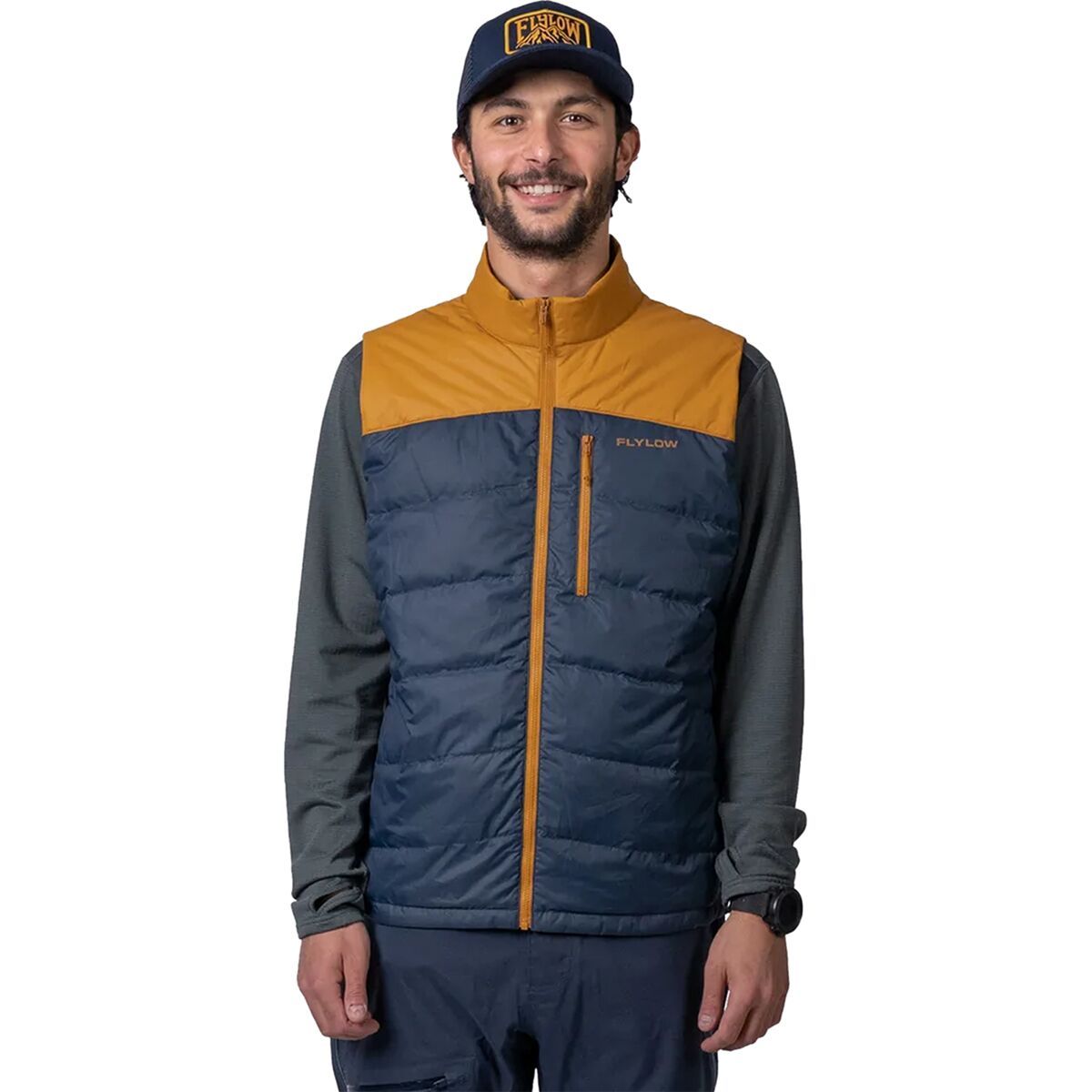 Flylow Larry Down Vest - Men's Jupiter/Night, S