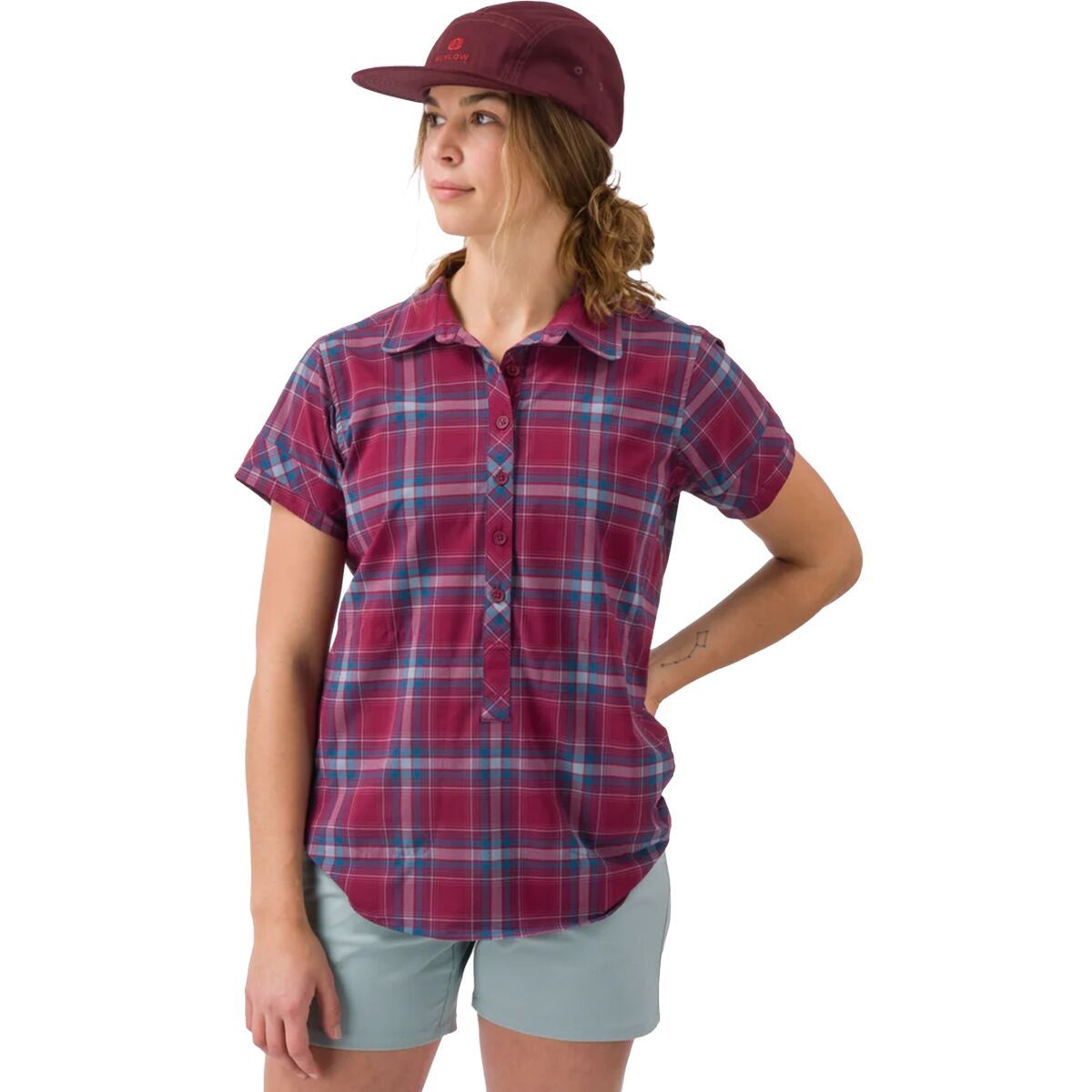 Image of Flylow Aster Shirt - Women's Rouge, XS