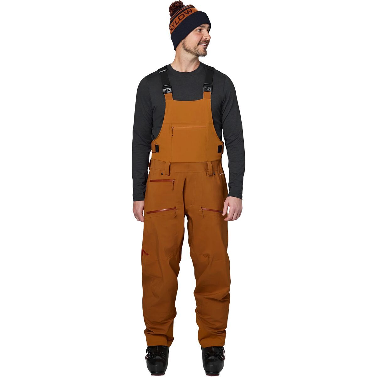 Flylow Smythe Bib Pant - Men's Copper, M