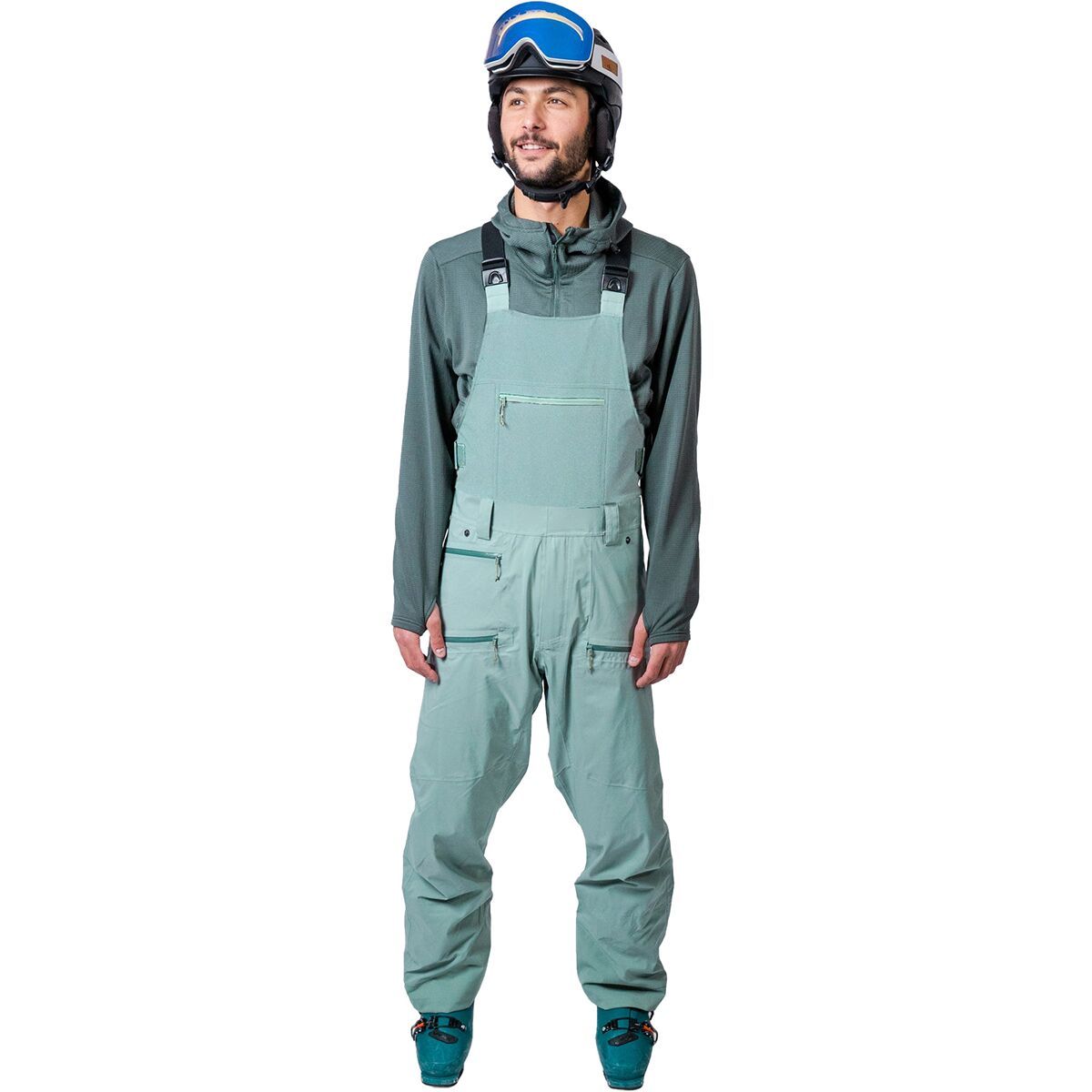 Flylow Smythe Bib Pant - Men's Sage, L