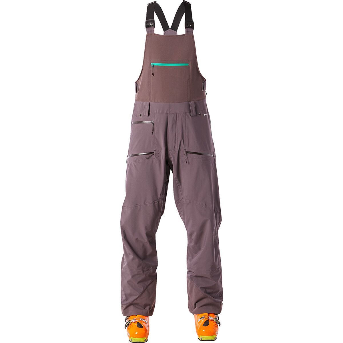 Flylow Smythe Bib Pant - Men's Shale, XS