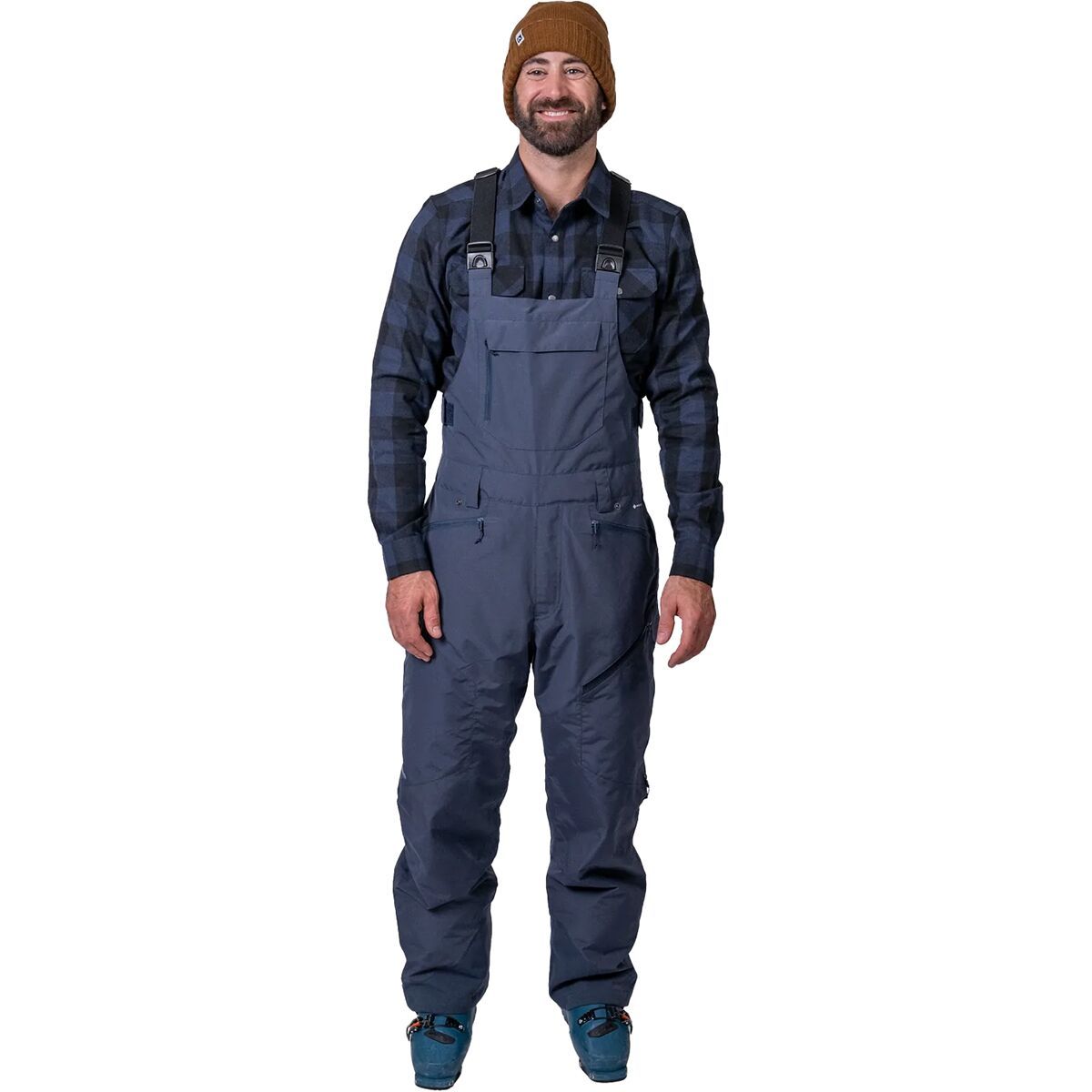 Flylow Snowman Bib Pant - Men's Night, L