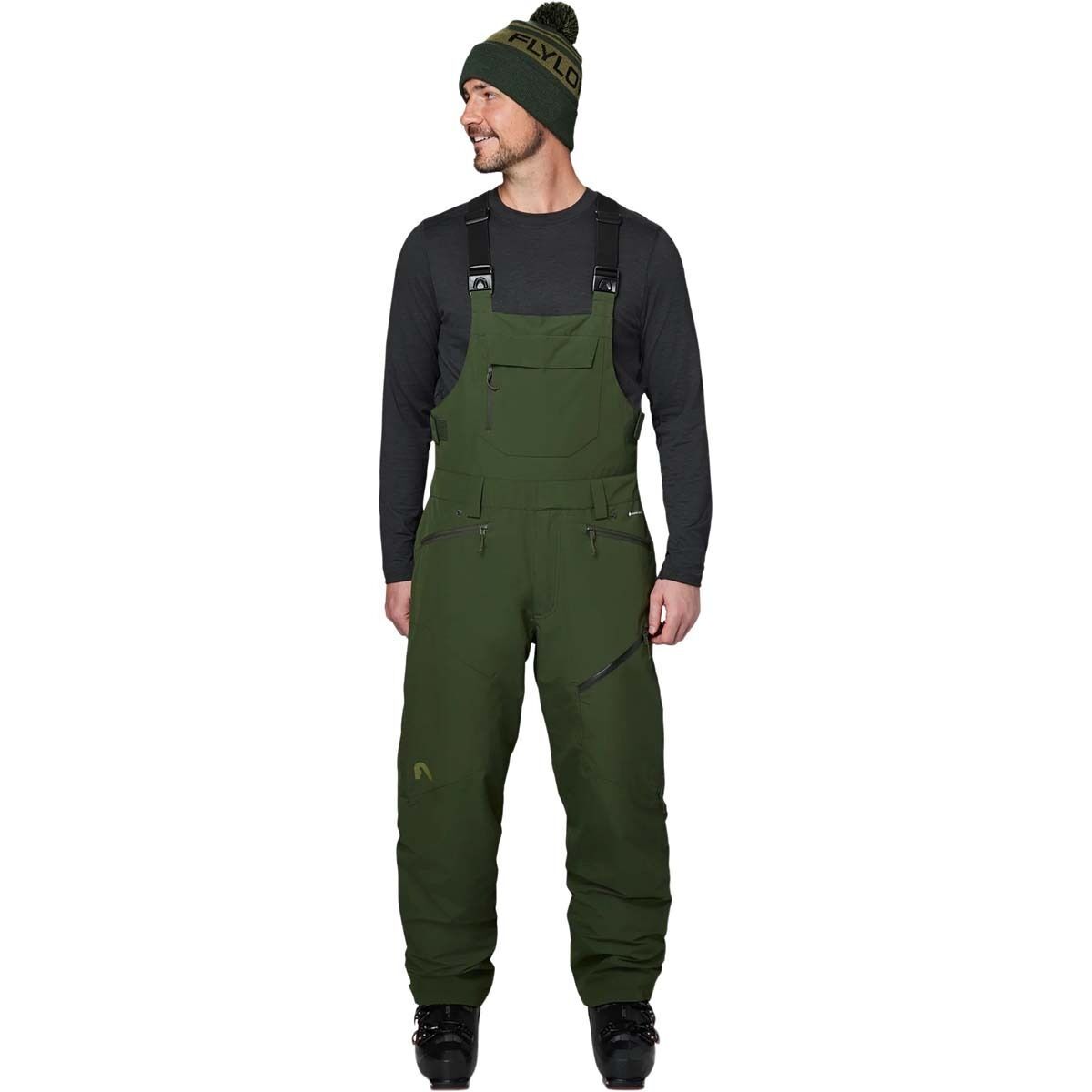 Flylow Snowman Bib Pant - Men's Pine, XL