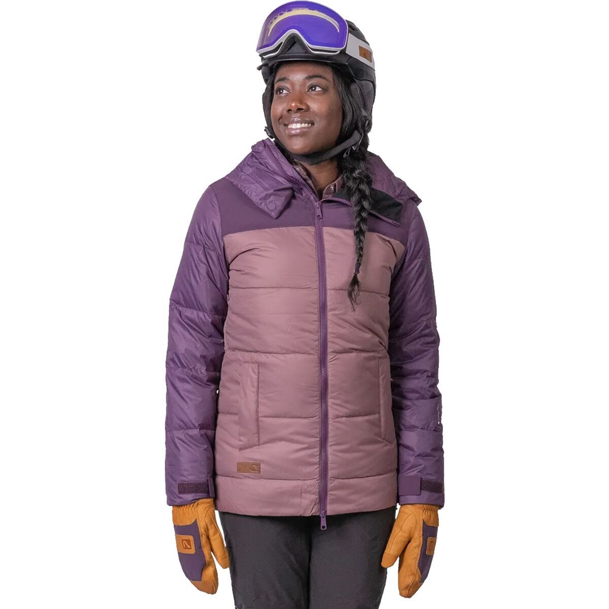 Flylow Kenzie Insulated Jacket - Women's Berry/Saturn, L