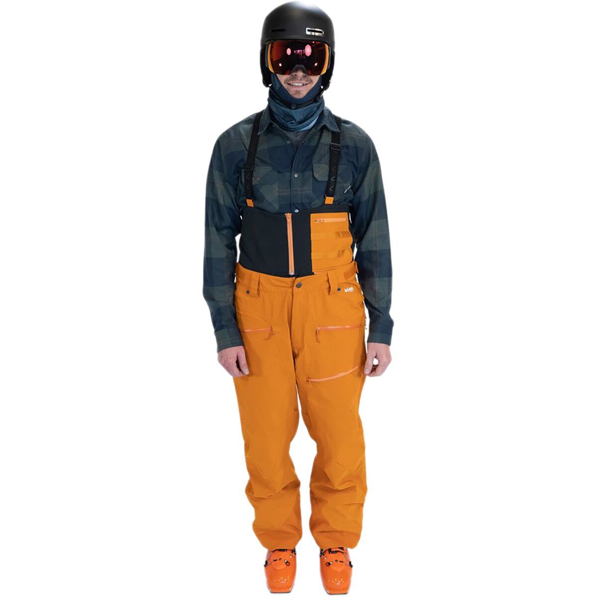 Flylow Compound Bib Pant - Men's Mandarin, M