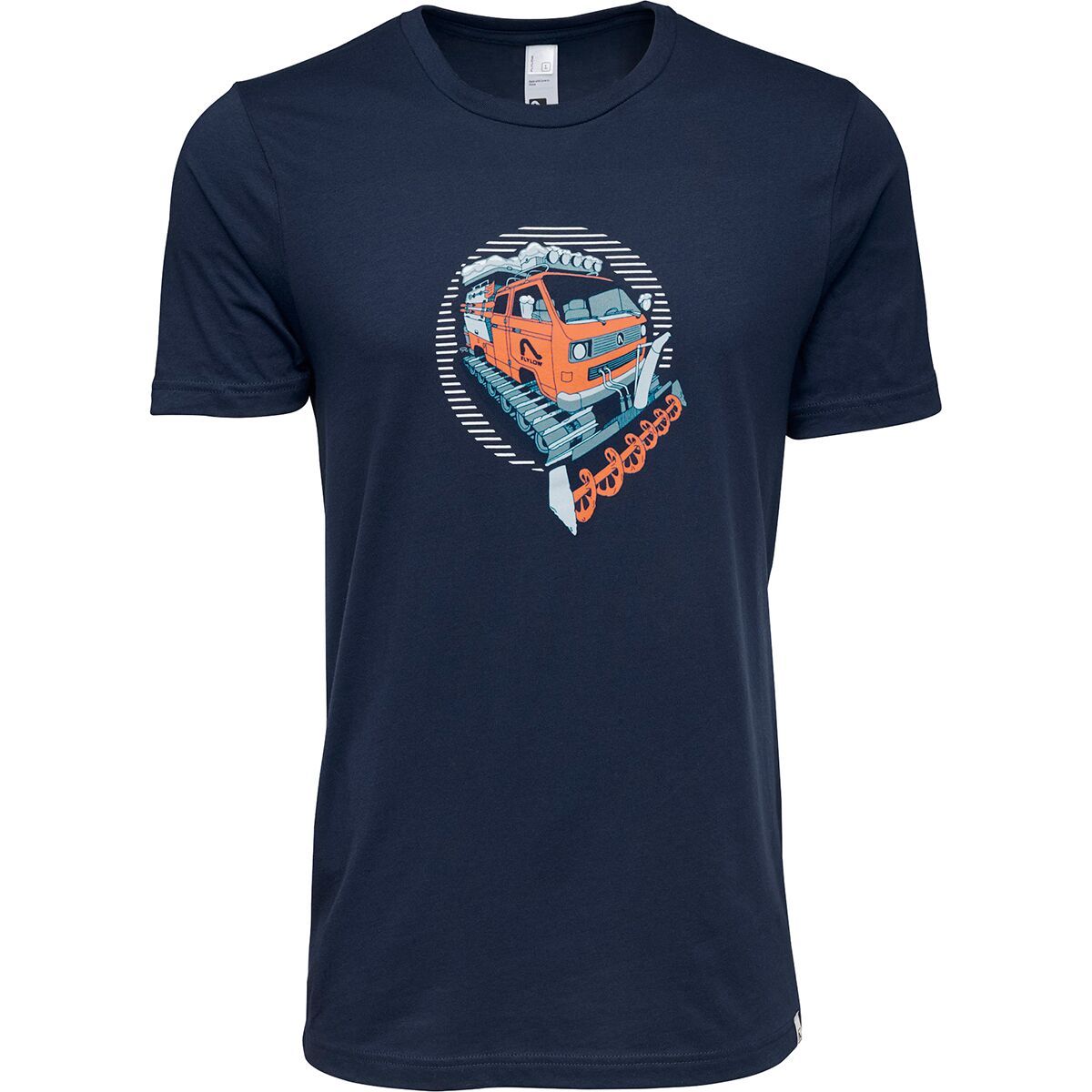 Flylow Snowcat T-Shirt - Men's Navy, L
