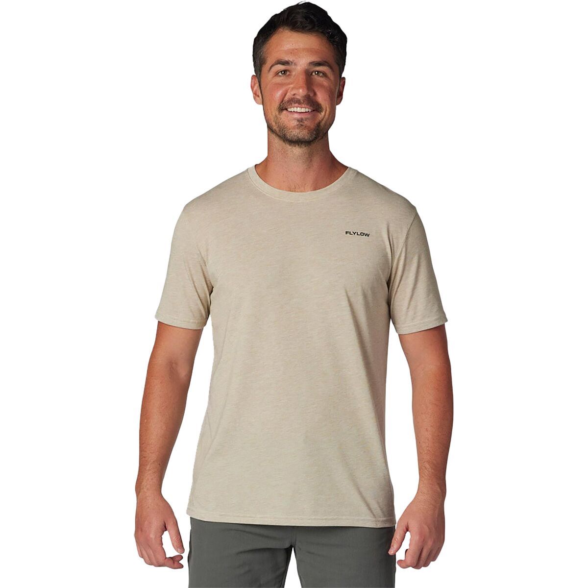Flylow Robb Short-Sleeve Shirt - Men's Mushroom Heather, XXL