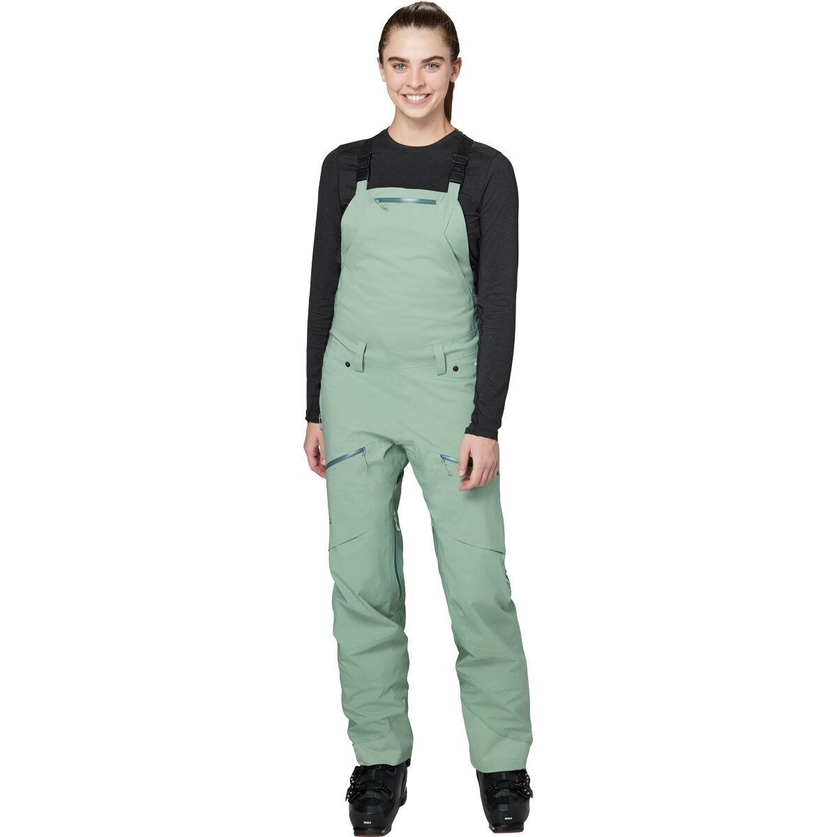 Flylow Foxy Bib Pant - Women's Seaglass, XL/Reg