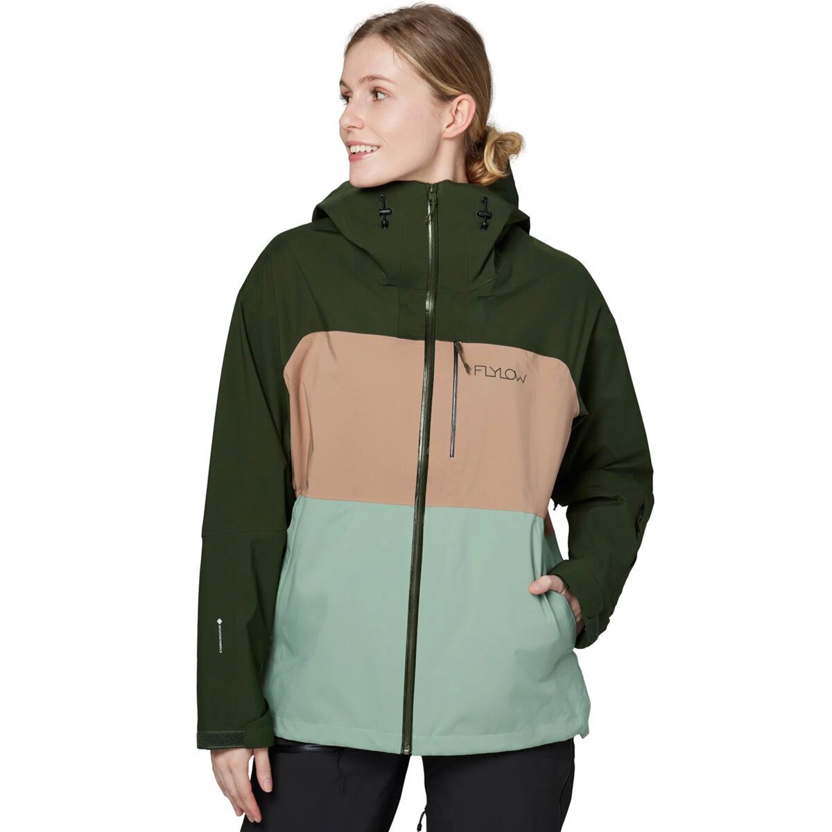 Flylow Lucy Jacket - Women's Pine/Chai/Seaglass, XL