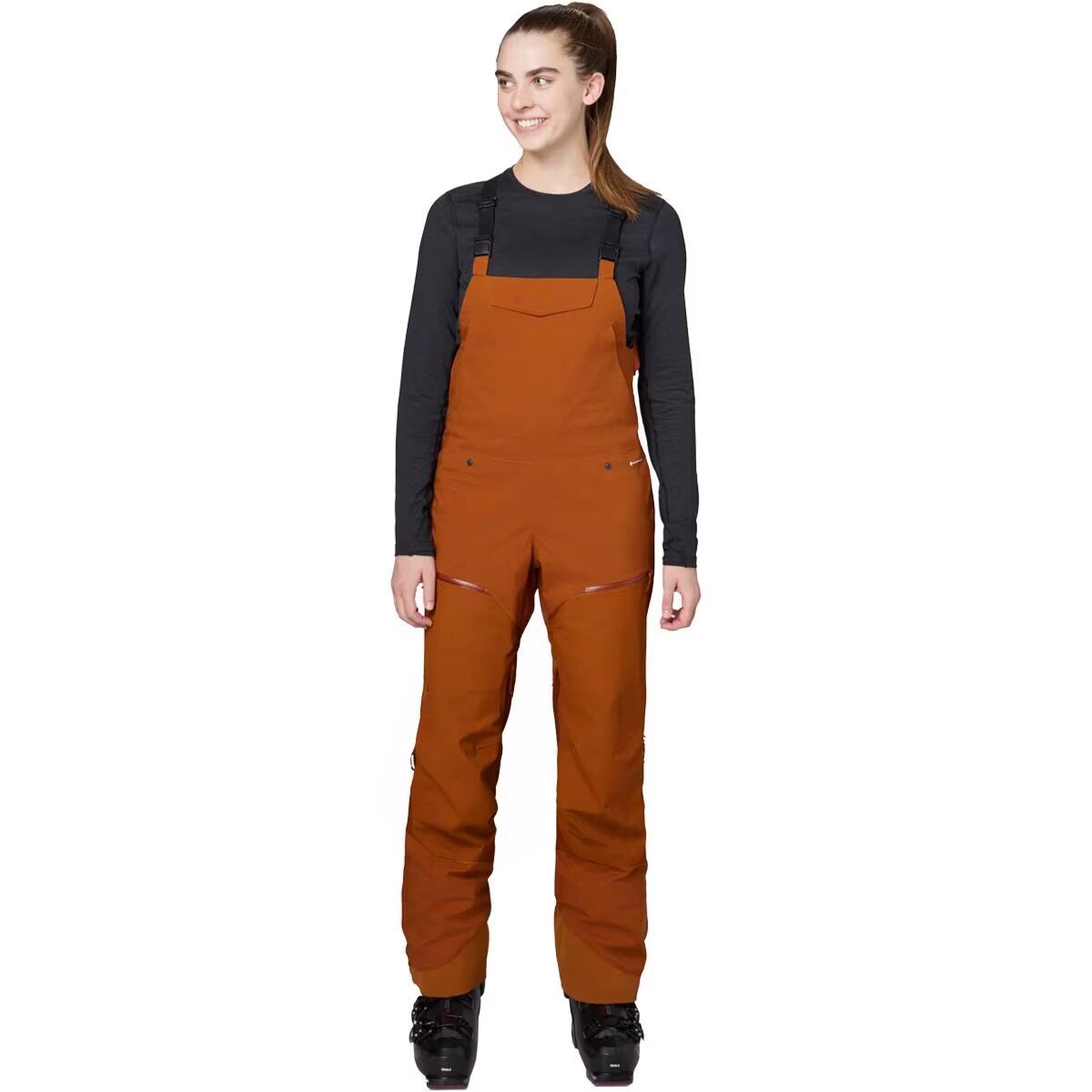 Flylow Moxie Bib Pant - Women's Copper, S/Reg
