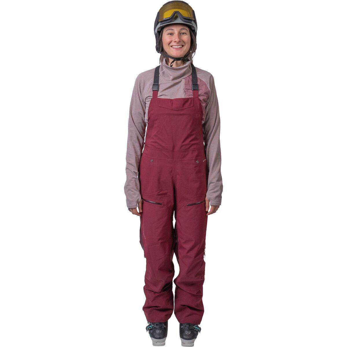 Flylow Moxie Bib Pant - Women's Ruby, XL/Reg