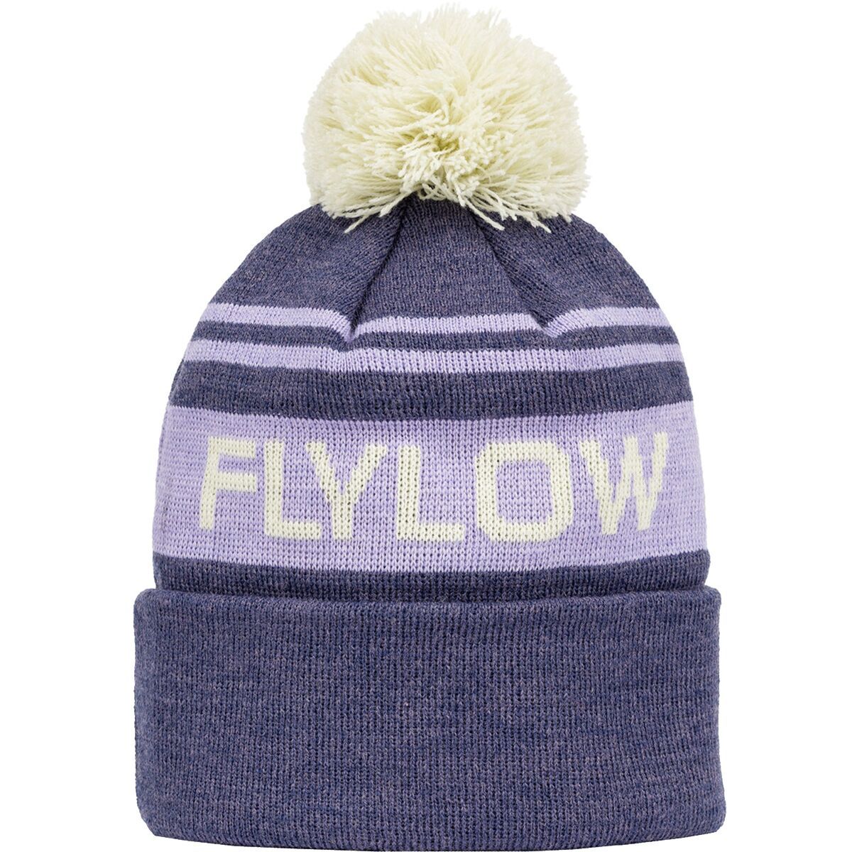 Image of Flylow OG Pom Beanie Currant/Aurora, One Size