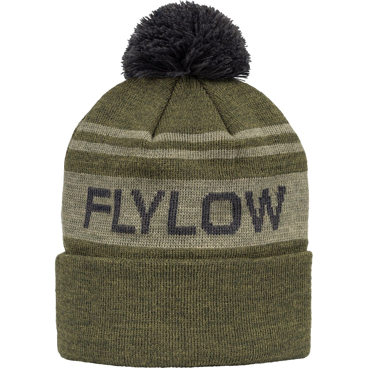 Image of Flylow OG Pom Beanie Evergreen/Leaf, One Size