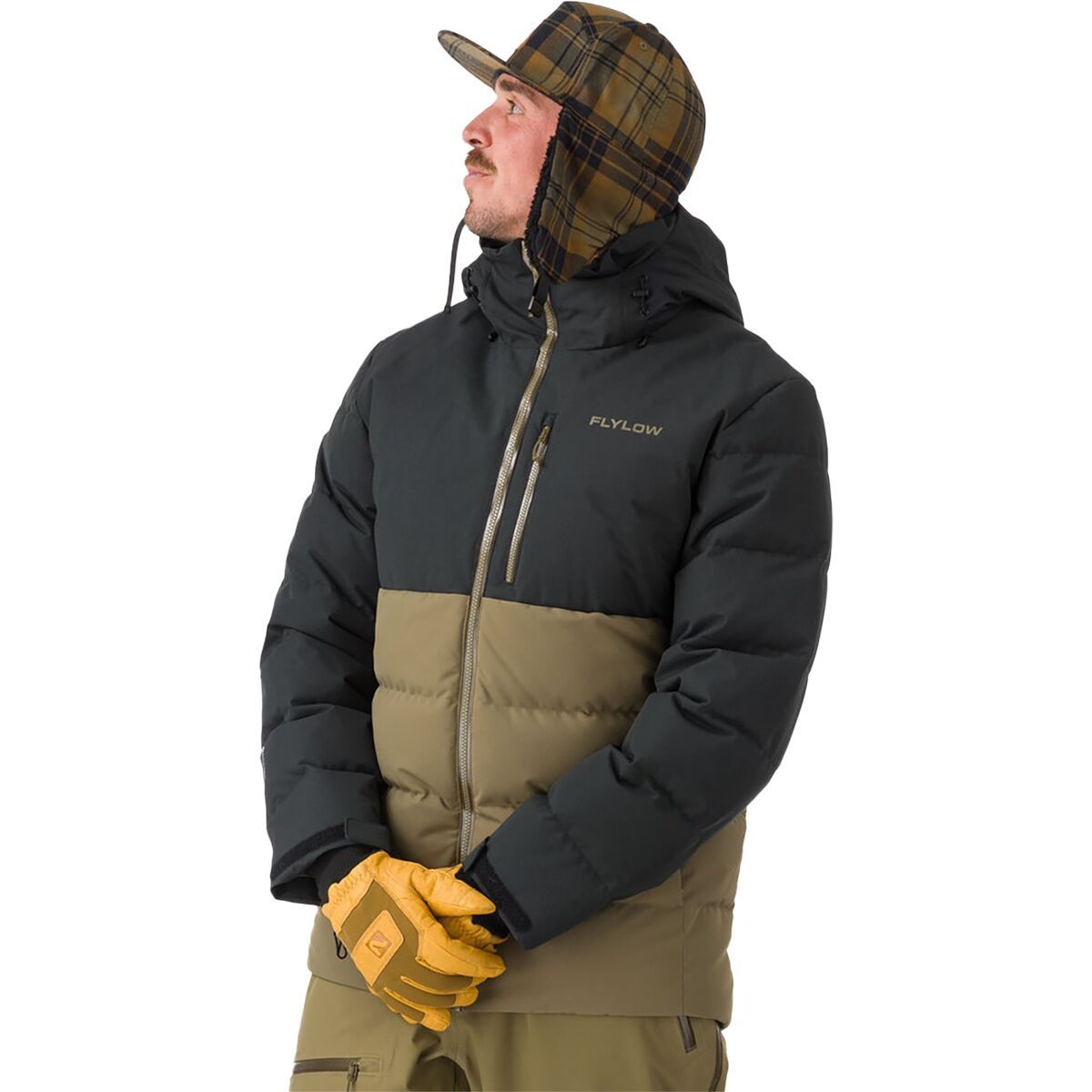 Image of Flylow Colt Down Jacket - Men's Black/Capers, S