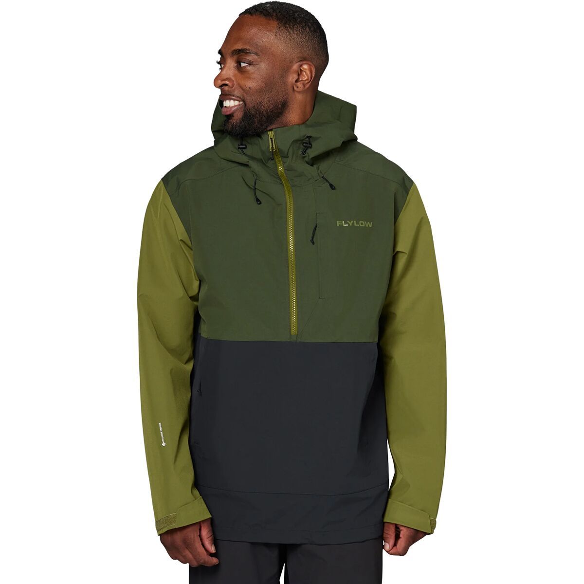 Flylow Knight Anorak - Men's Pine/Black/Moss, XS
