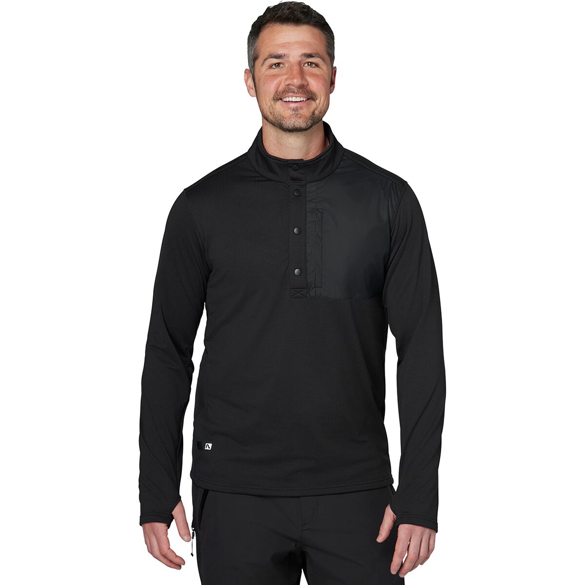 Image of Flylow Micah Fleece Pullover - Men's Black, S