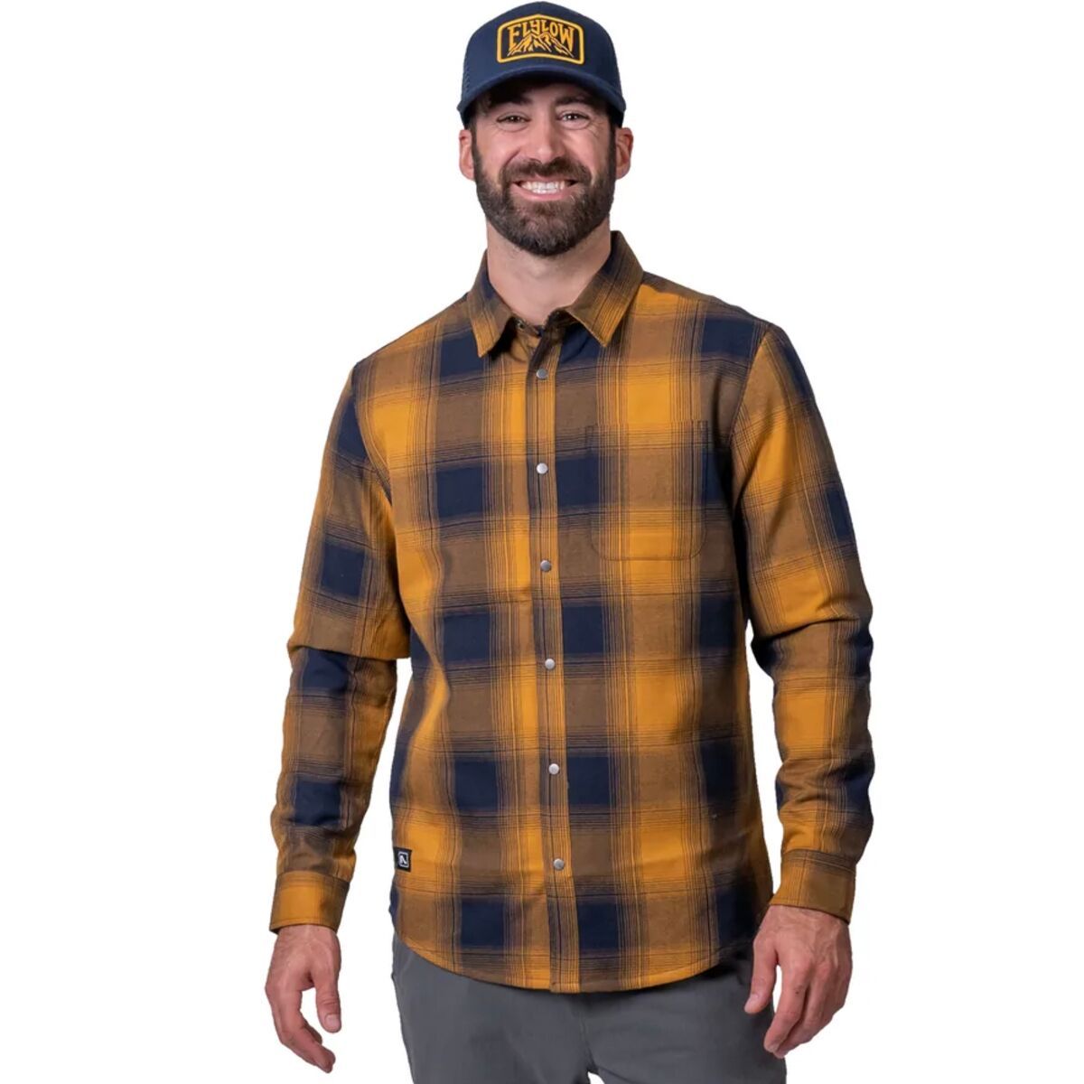 Flylow Sinclair Insulated Flannel - Men's Jupiter/Night Plaid, M