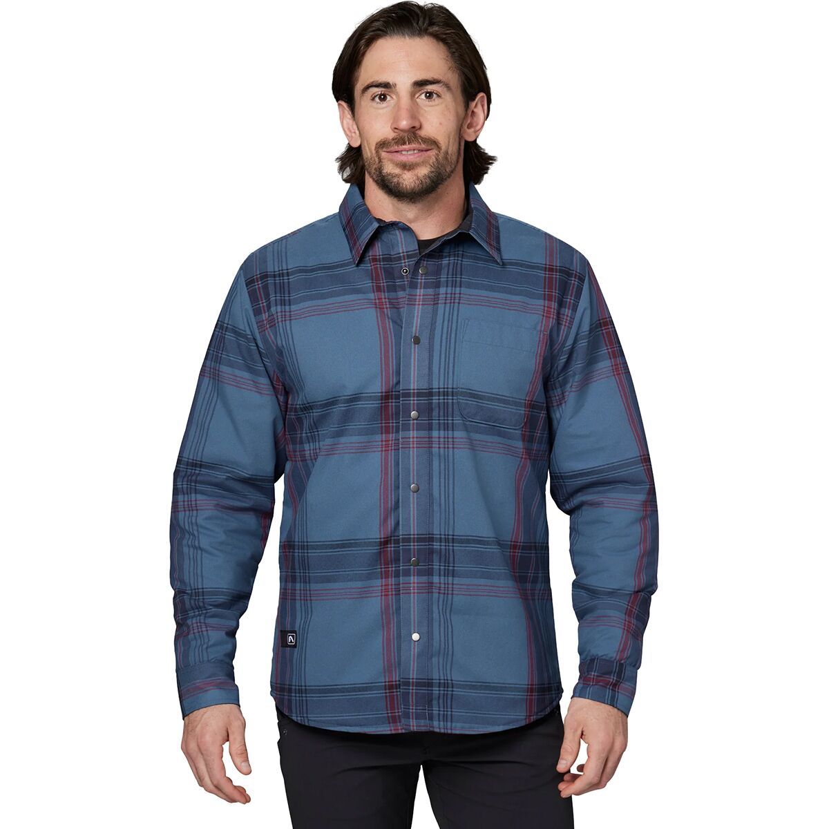 Flylow Sinclair Insulated Flannel - Men's River/Night, XL