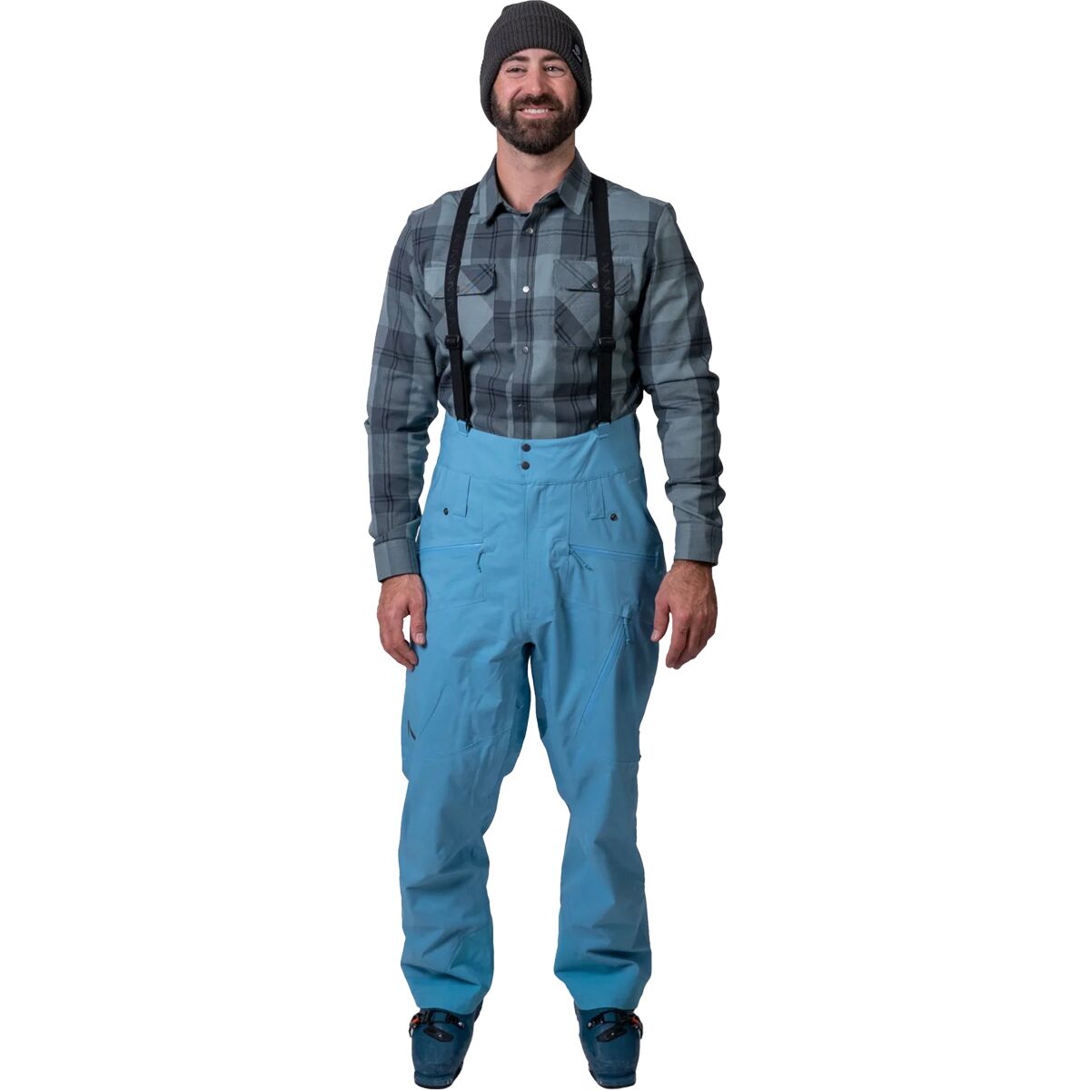 Flylow Flylow Tannen Bib Pant - Men's Tahoe, XXL