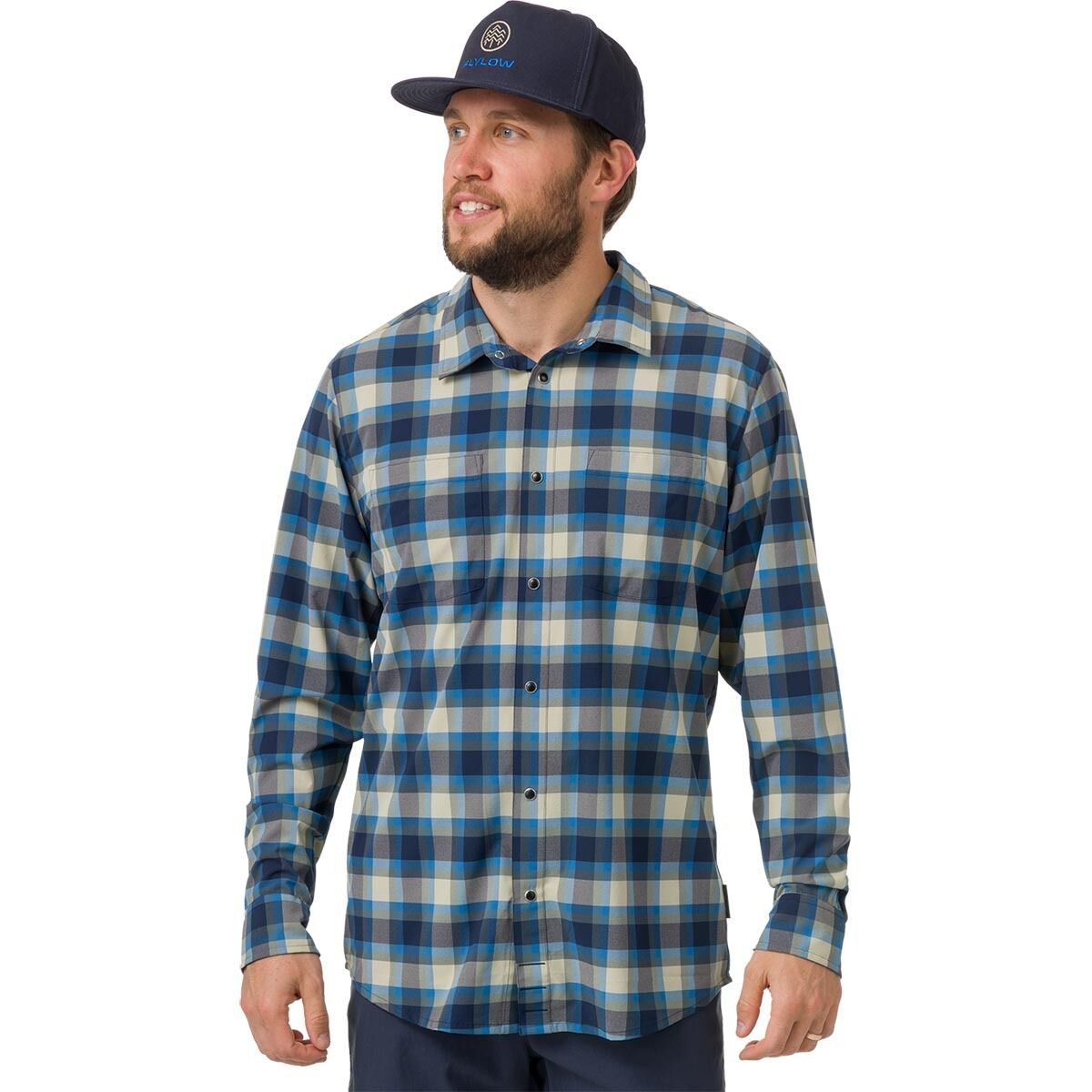 Flylow Royal Shirt - Men's Laguna/Mist Plaid, L