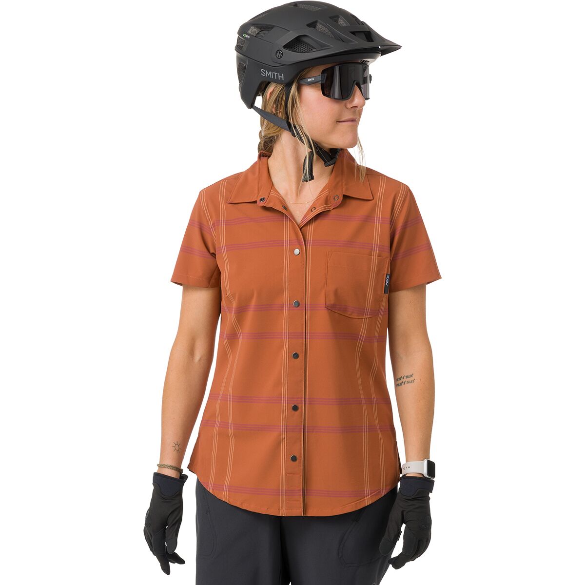 Image of Flylow Anderson Shirt - Women's Terra/Garnet Plaid, XL