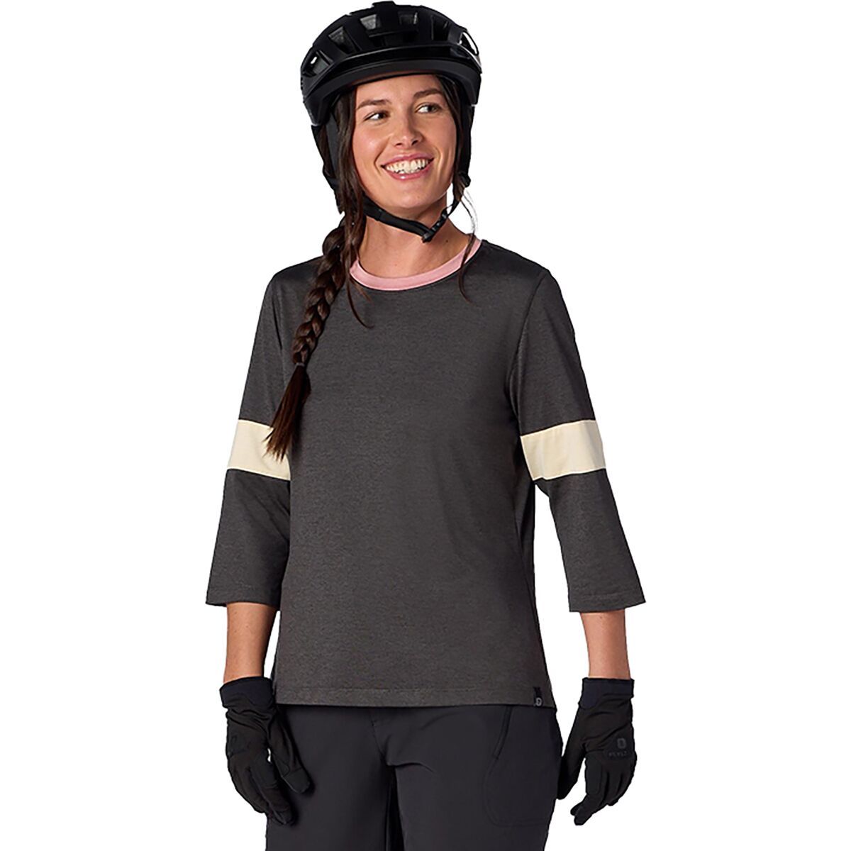 Image of Flylow Hawkins Shirt - Women's Black/Dune, L