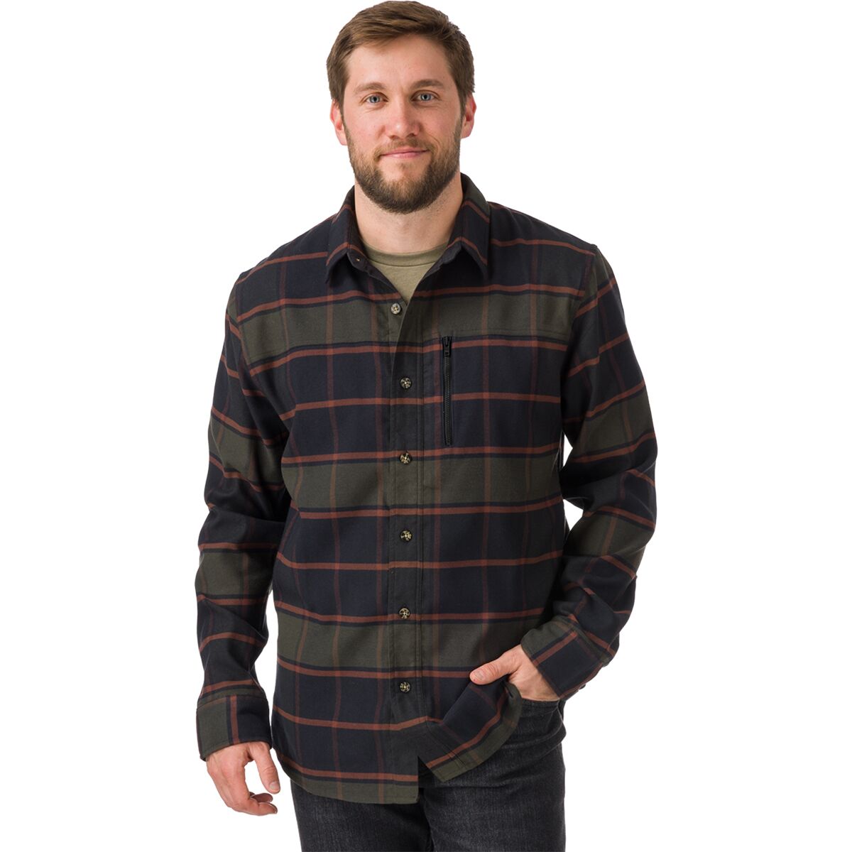Flylow Flylow Angus Flannel Shirt - Men's Evergreen, S
