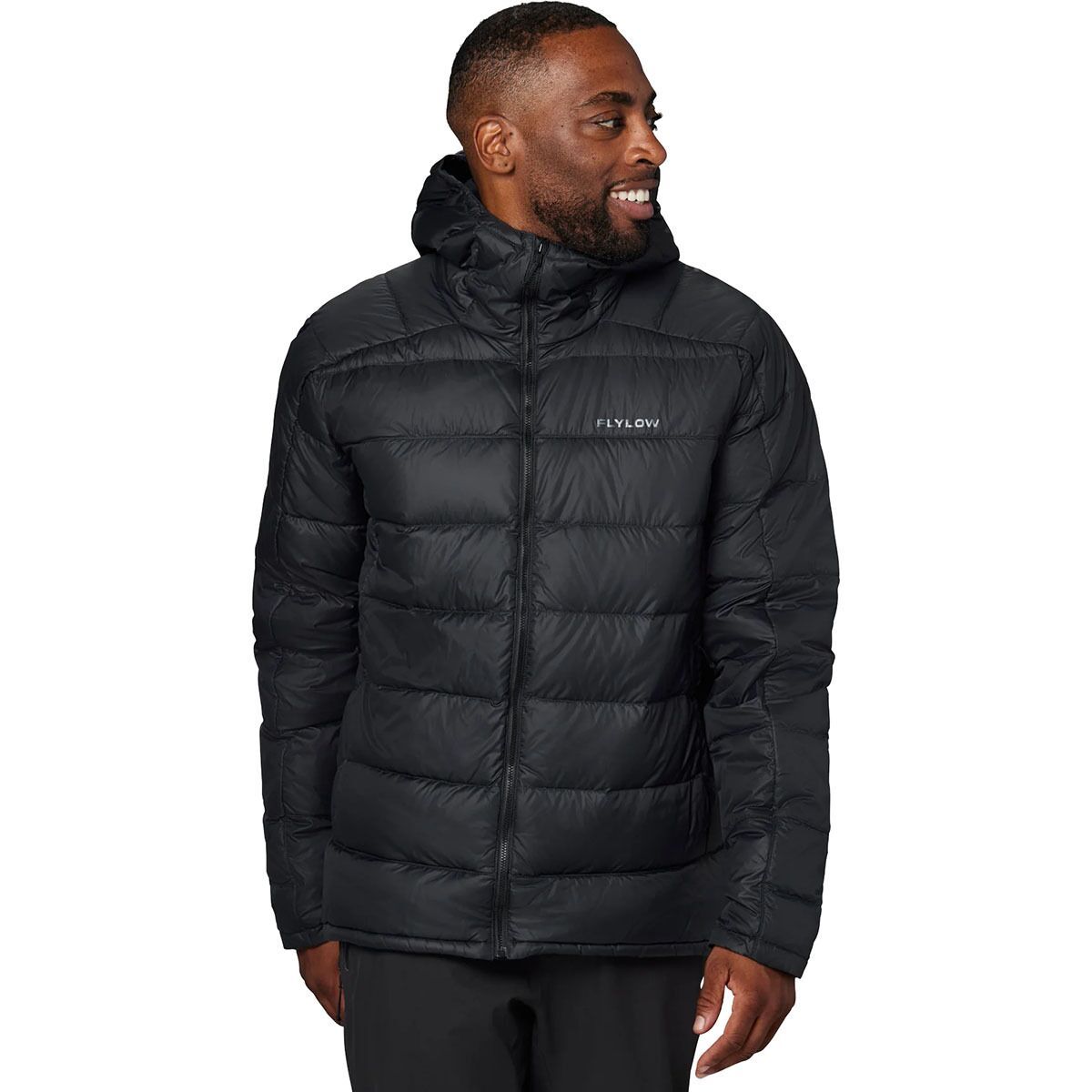 Flylow General's Hooded Down Jacket - Men's Black, XL
