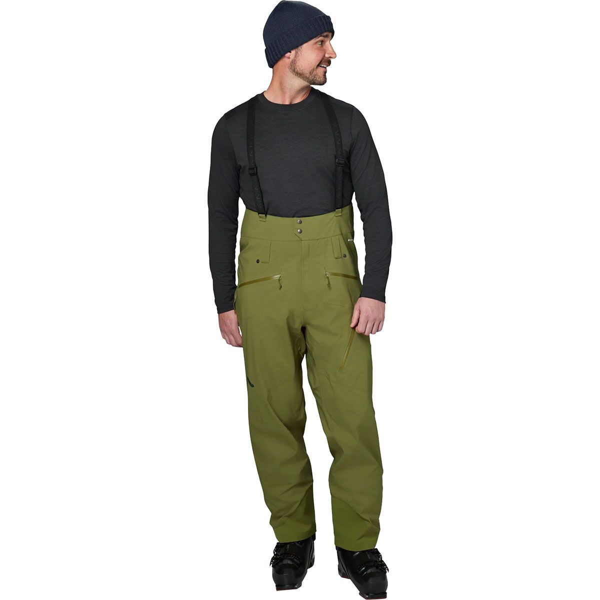 Flylow Tannen Bib Pant - Men's Moss, XXL
