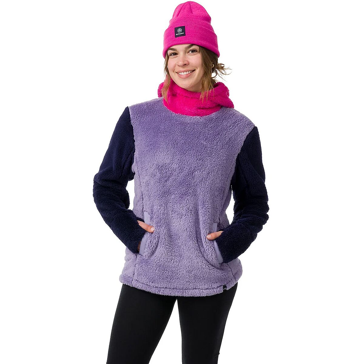 Image of Flylow Felice Hoodie - Women's Aurora/Currant/Dragonfruit, M