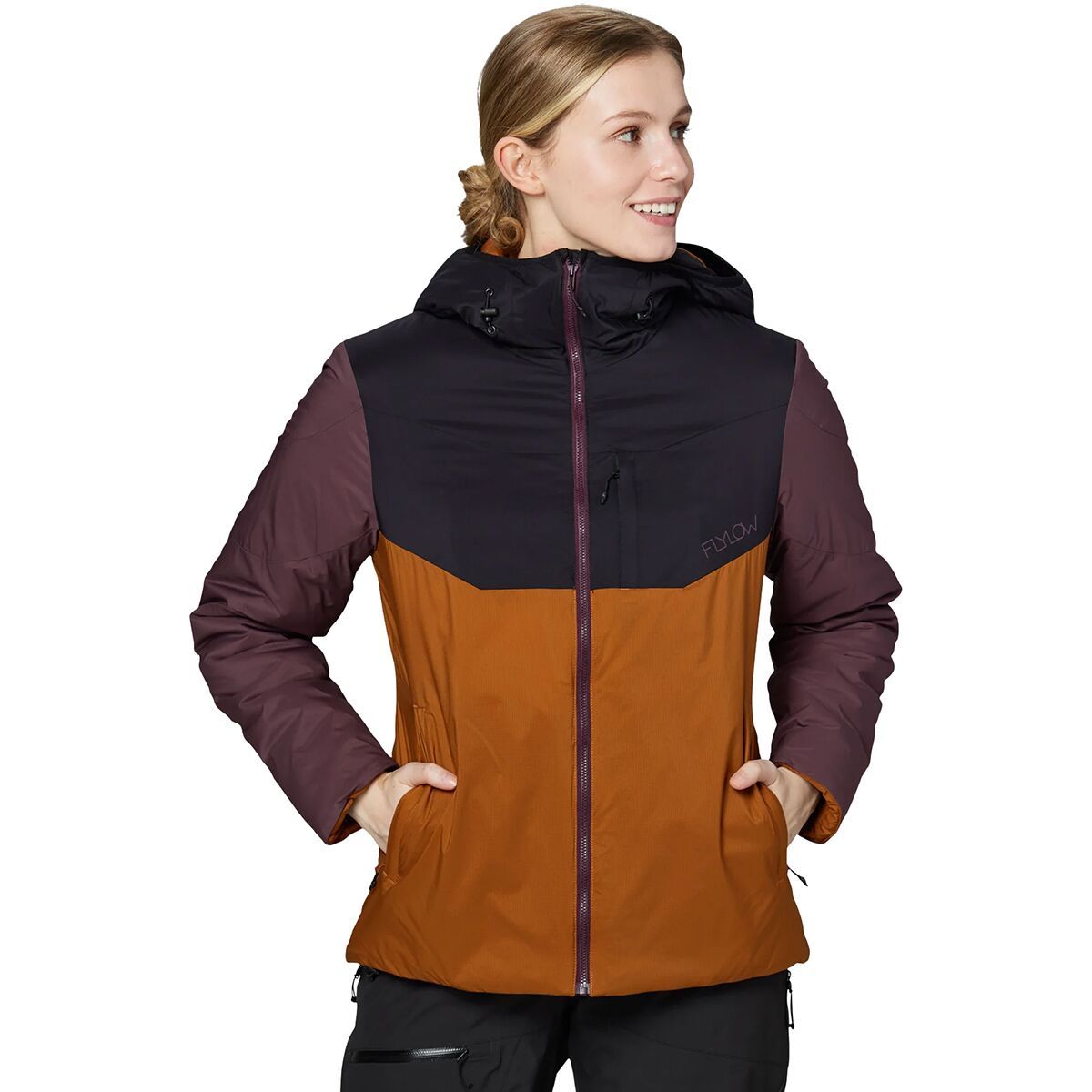 Flylow Lynx Jacket - Women's Black/Copper/Galaxy, XL