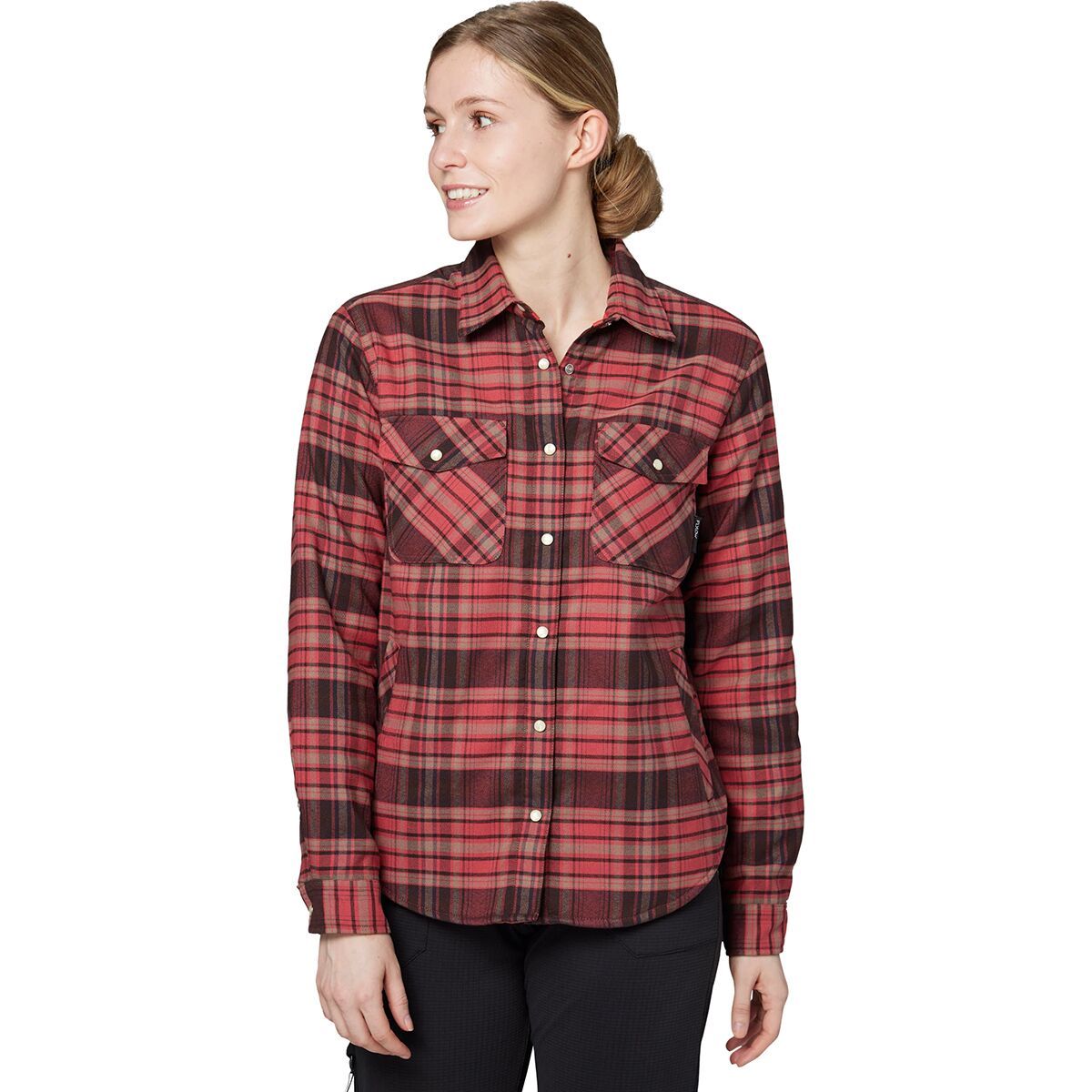 Flylow May Flannel - Women's Chili/Timber, XS
